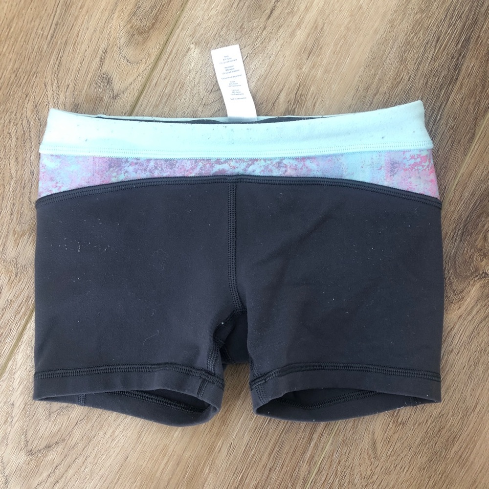 Ivivva girl gym dance bike shorts dark grey 6
